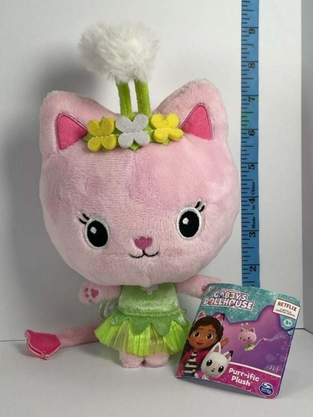 Gabby's Dollhouse Kitty Fairy Purr-ific Plush Toy